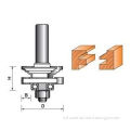 Reversible Stile &amp; Rail 45# Carbon Steel Tct Router Bit - Classical For Woodworking